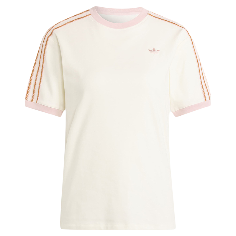 adidas阿迪达斯三叶草2026夏女复古三条纹休闲运动短袖T恤