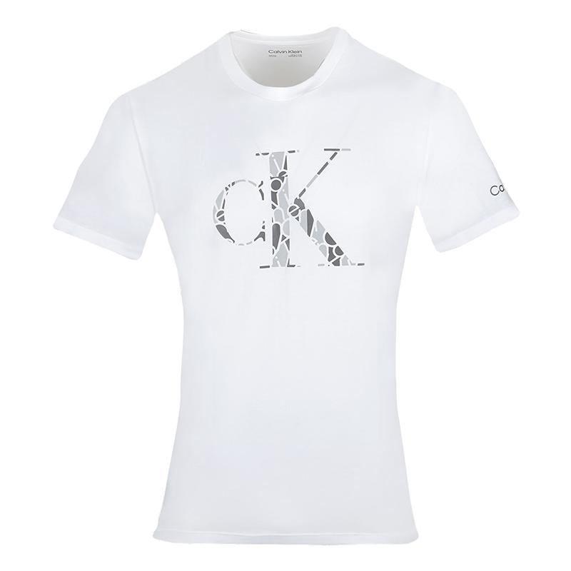 CalvinKlein男休闲印花短袖T恤