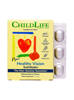 childlife童年时光小布丁婴幼儿宝宝儿童叶黄素护眼软糖【临期】