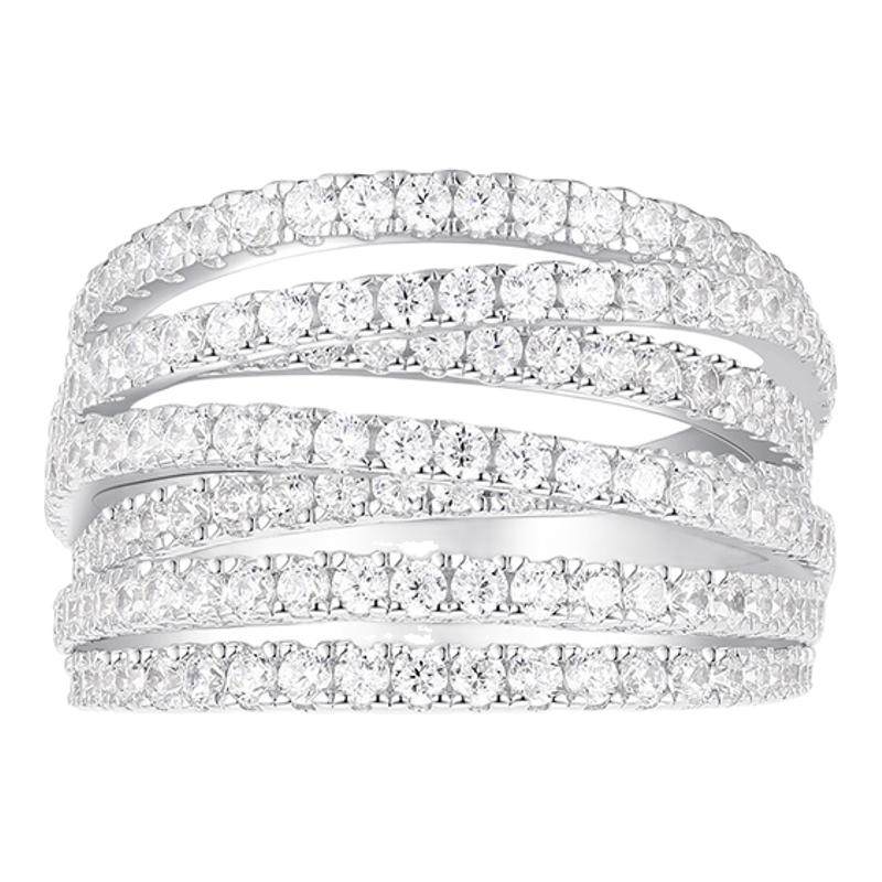 APM Monaco多圈银戒指时尚个性设计感情侣对戒生日礼物