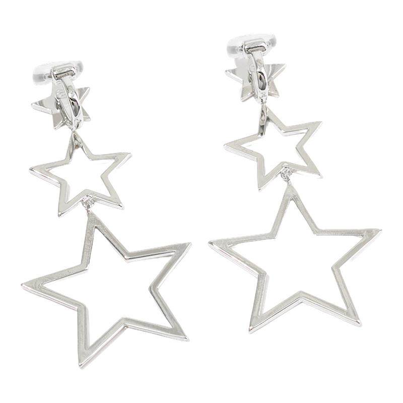三福休闲层叠五星耳夹一对 时尚潮流个性首饰配饰耳环847377,饰品/流行首饰/时尚饰品新,耳夹,淘宝优惠券,粉丝福利购,淘宝优惠卷