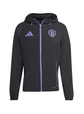 Adidas阿迪达斯男装2025秋季新款MUFC C VT J曼联梭织夹克JV5351