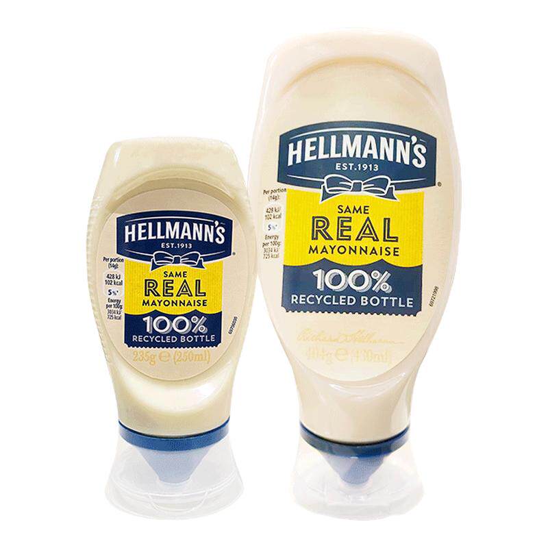 好乐门原味蛋黄酱Hellmanns美乃滋三明治沙拉寿司酱料方便瓶进口