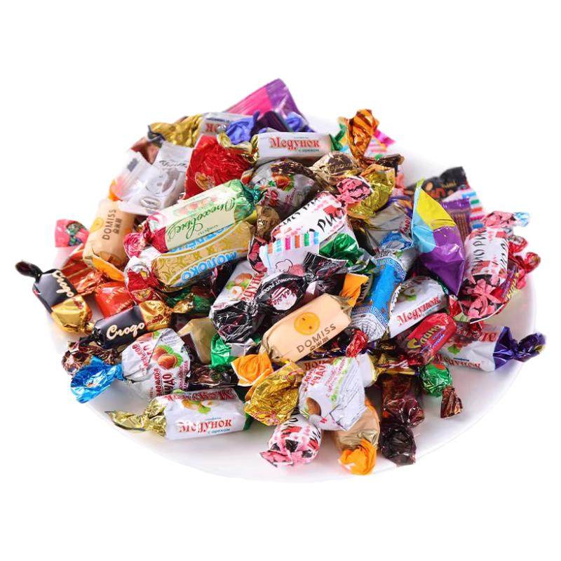 俄罗斯原装进口巧克力混合装糖果年货过年必备零食食品官方旗舰店