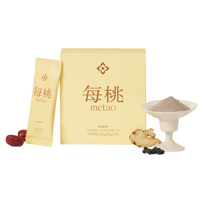 每桃当归黑豆粉营养早餐代餐