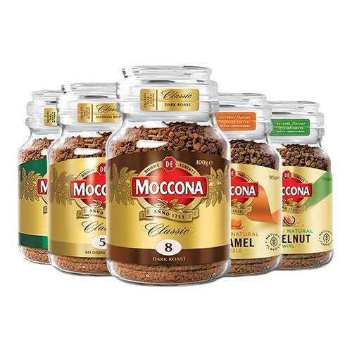 摩可纳moccona冻干速溶黑咖啡粉