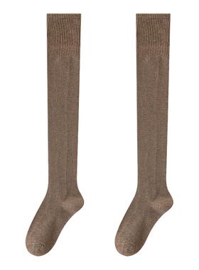 芬腾过膝袜子女士秋冬季加厚保暖瘦腿高筒袜压力显瘦打底长筒袜子