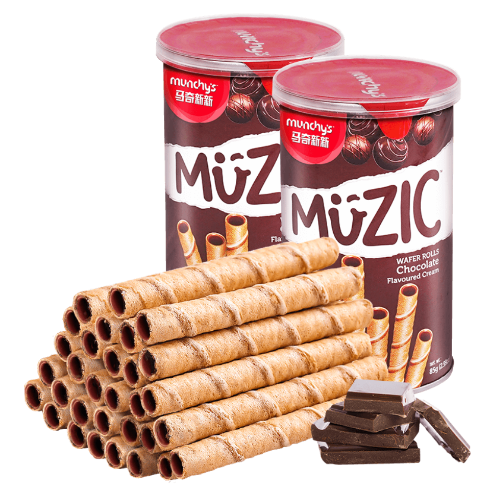 马来西亚进口 马奇新新巧克力注心蛋卷威化饼干蛋卷休闲零食糕点,零食/坚果/特产,蛋卷,淘宝优惠券,粉丝福利购,淘宝优惠卷