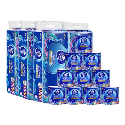 维达超韧4层1800克有芯卷纸卫生纸卷纸加厚国潮卷筒纸巾囤货装DY