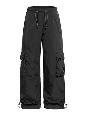 it :5cm/FIVECM黑色大口袋工装羽绒裤男女2025冬季白鸭绒保暖裤子