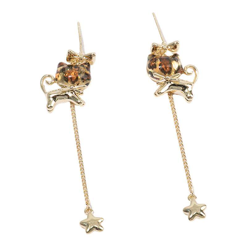 三福复古豹纹气质耳饰一对 优雅时尚个性首饰配饰耳环848431,饰品/流行首饰/时尚饰品新,耳钉,淘宝优惠券,粉丝福利购,淘宝优惠卷