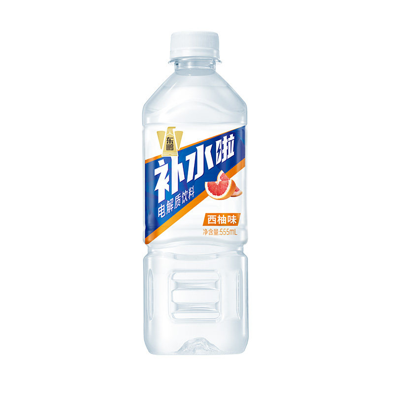 东鹏补水啦电解质水555ml整箱西柚柠檬薄荷味电解质饮料特价批