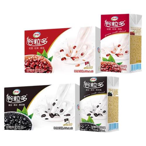 伊利谷粒多红谷学生营养早餐牛奶