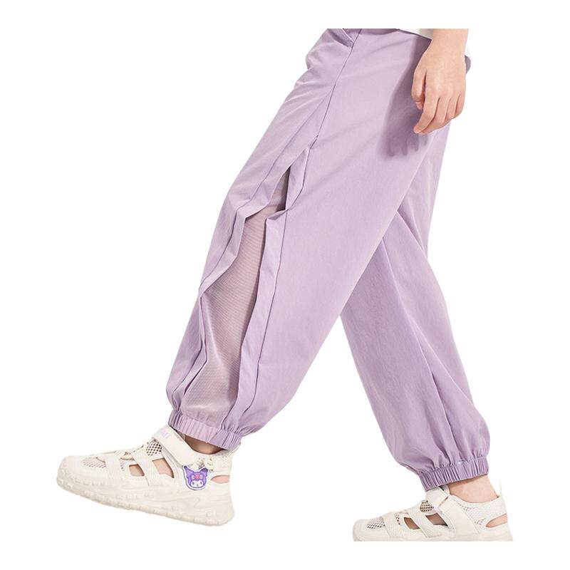 贝贝怡童装男童防蚊裤儿童薄款裤子新款女孩夏季冰丝速干长裤夏装