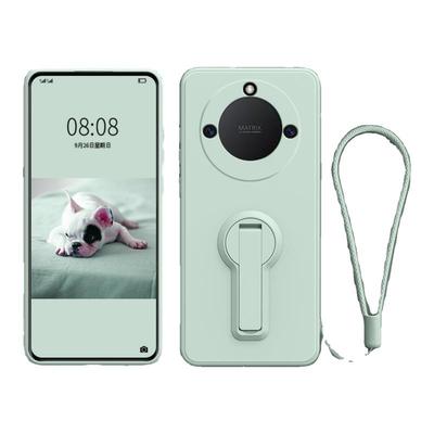 荣耀x50液态硅胶简约支架手机壳