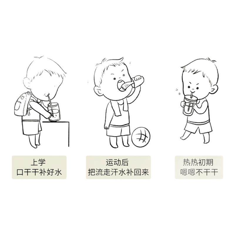 小羊森林五汁饮儿童清润果茶营养健康竹蔗雪梨马蹄山楂冷泡茶包