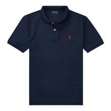 美国正品RALPH LAUREN拉夫劳伦男女大童纯色短袖Polo衫刺绣小马标