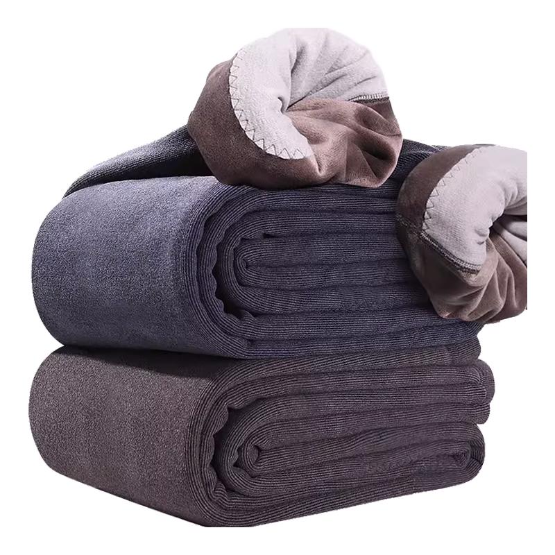 男士保暖裤加厚加绒裤紧身秋冬季内穿打底内裤棉裤毛裤线裤秋裤绒