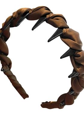 高颅顶发箍女款2025新款日常外戴洗脸头箍黑色发带压发卡发捆头饰