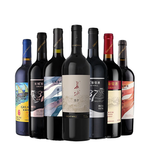 组合解百纳赤霞珠北纬东方多种品鉴750ml 长城干红葡萄酒红酒装