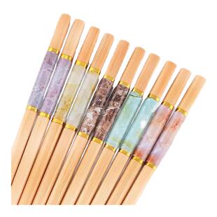 天然楠竹筷子 家用高档批发10双成人竹木公筷防霉防滑 家庭分筷