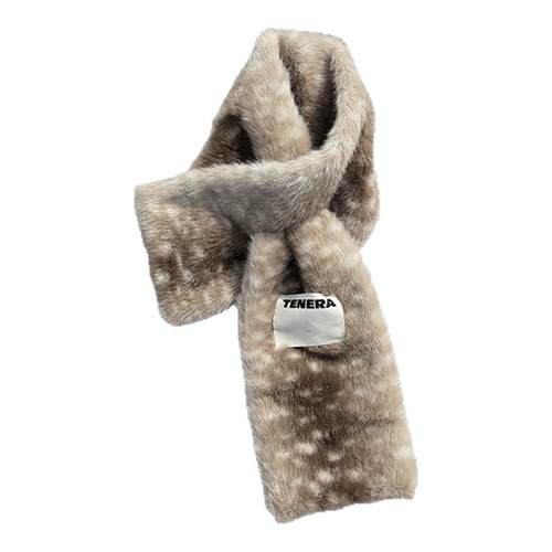 TENERA毛毛围巾可爱围脖防冻保暖