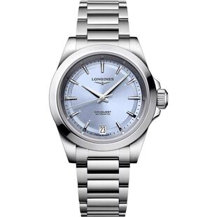 Longines浪琴康卡斯系列34mm自动机械钢带运动女表L3.430.4.92.6