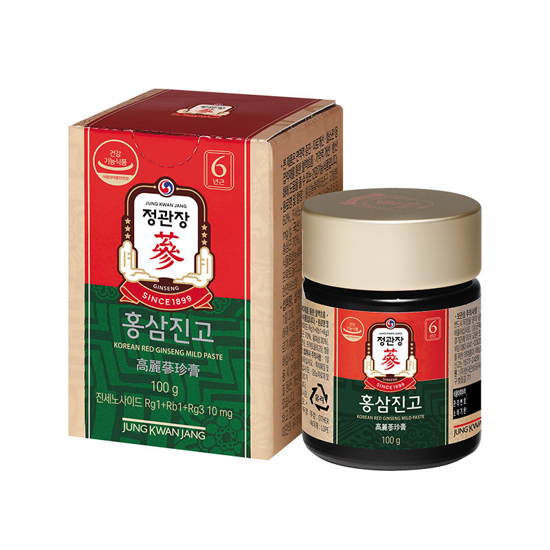 韩国正官庄6年根高丽参珍膏100g红参蜂蜜人参气血滋补礼盒保税