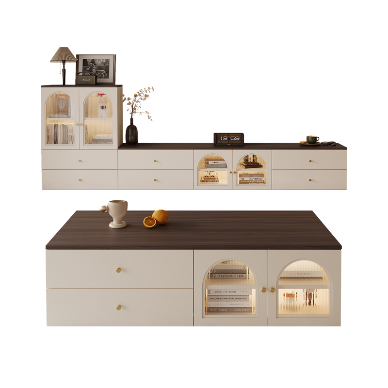 暧逸法式复古风自由组合电视柜