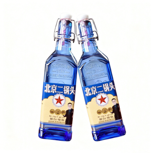 北京二锅头白酒52度500ml*2瓶