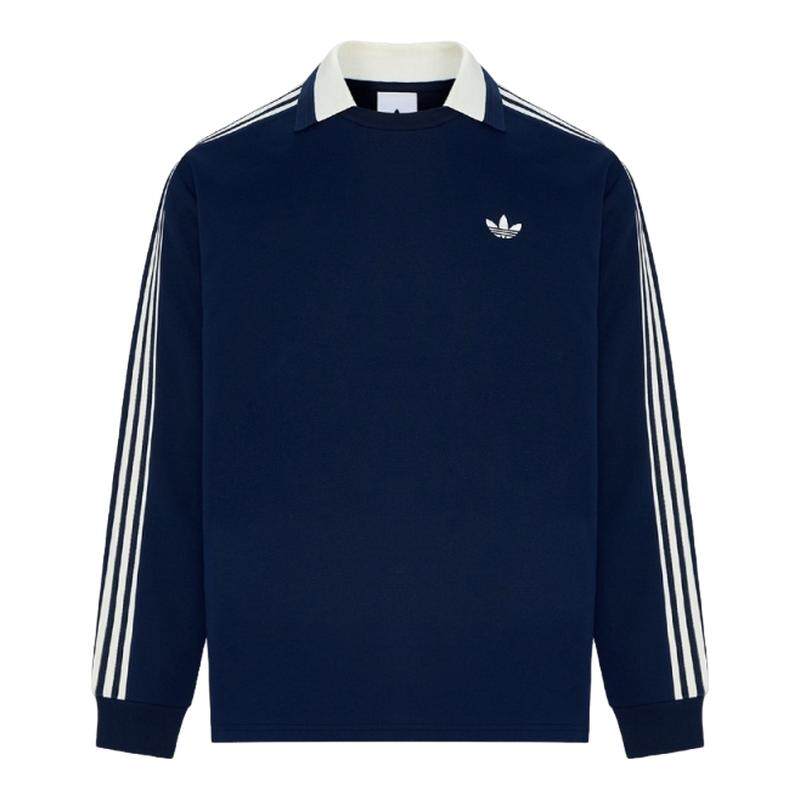 「滔搏运动」adidas阿迪达斯三叶草男子橄榄球风运动POLO衫KZ0489