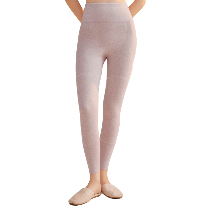 顶瓜瓜女士保暖裤羊绒蚕丝中腰护膝秋裤加绒加厚发热打底裤25新品