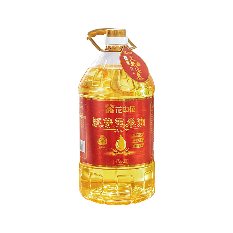 花中华胚芽玉米油5L桶装一级