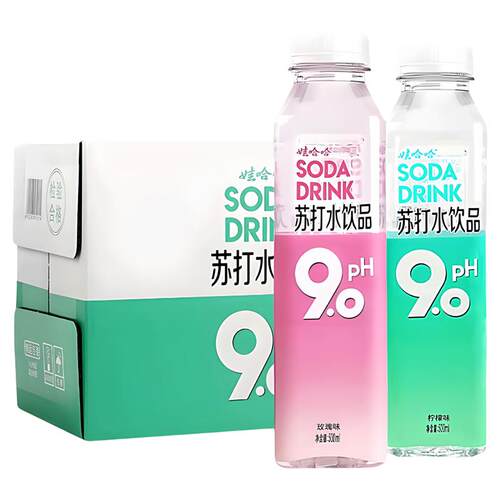 娃哈哈PH9.0苏打水500ml*15瓶
