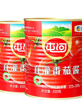 中粮屯河番茄酱850g儿童无添加剂新疆蕃茄酱罐头意面西红柿膏商用