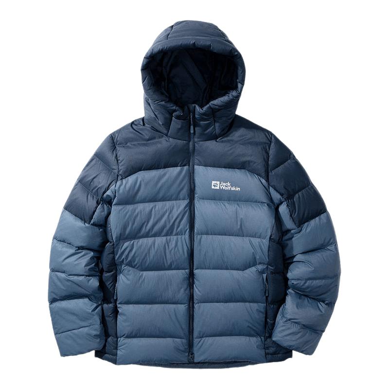 JackWolfskin狼爪男秋冬款户外800蓬鹅绒休闲保暖羽绒服 A61827A
