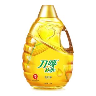 刀唛玉米食用油2.2L家用非转基因物理压榨炒菜烘焙专用玉米胚芽油