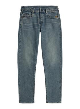 G-STAR RAW男士牛仔裤冬季12.75盎司锥形弹力修身厚长裤D26141