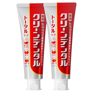 第一三共进口Clean Dental牙周卫士去黄去渍牙膏清新口气含氟100g