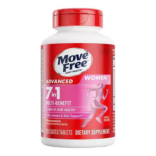 益节MoveFree7合1氨糖软骨素钙复合维生素男士定制效期至27年2月