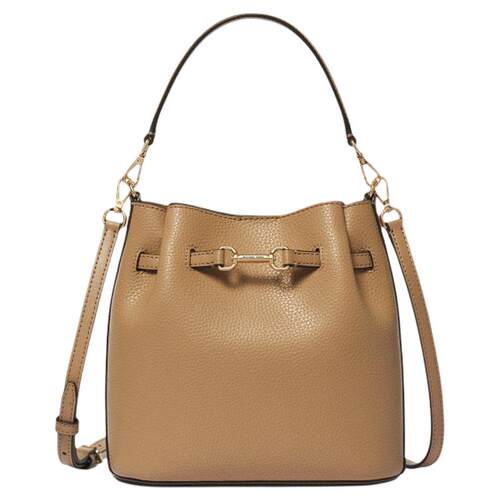 【夏季新品】MICHAEL KORS MK Carson 女士小号马衔扣斜挎水桶包