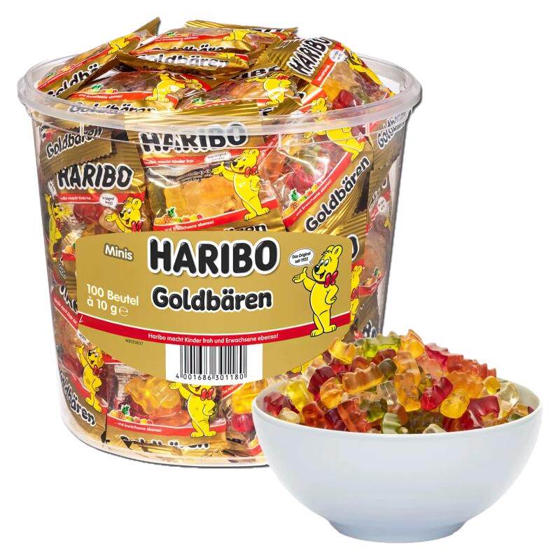 新日期Haribo德国哈瑞宝软糖小熊软糖金熊软糖结婚喜糖伴手礼零食