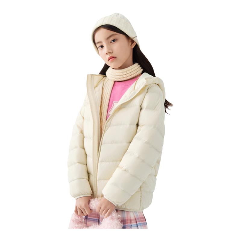 巴拉巴拉女童羽绒服宝宝轻薄外套