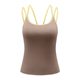 361°莱赛尔吊带背心带胸垫女美背内衣文胸一体春夏打底内搭上衣