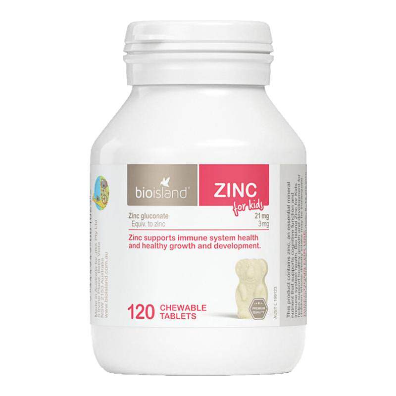 澳洲Bio Island佰澳朗德儿童补锌片宝宝提高抵御力 促成长 个拔高