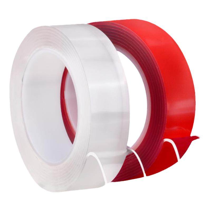 网红同款万次纳米胶带加厚魔力透明双面胶亚克力2mm高粘度强力双面胶牙刷水杯固定爬墙贴可移胶重复用双面胶,文具电教/文化用品/商务用品,胶带/胶纸/胶条,淘宝优惠券,粉丝福利购,淘宝优惠卷