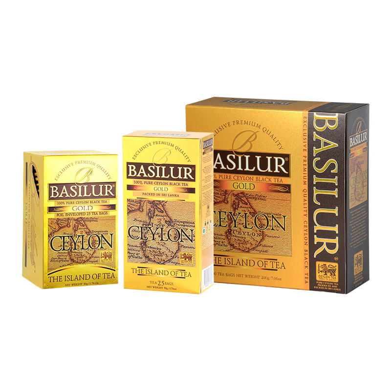 BASILUR斯里兰卡进口 宝锡兰红茶包袋泡茶奶茶基底【官方正品】