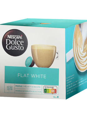 雀巢Dolce Gusto多趣酷思胶囊咖啡 菲拉白咖啡胶囊16颗 原装进口