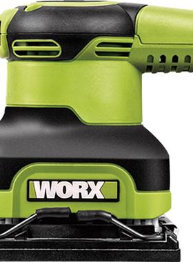 威克士砂光机打磨腻子神器手持式电动砂纸打磨机木工抛光机干磨机