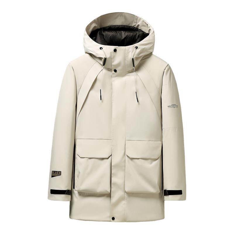 雪中飞2026春新款男女同款户外派克羽绒服保暖运动机能风连帽